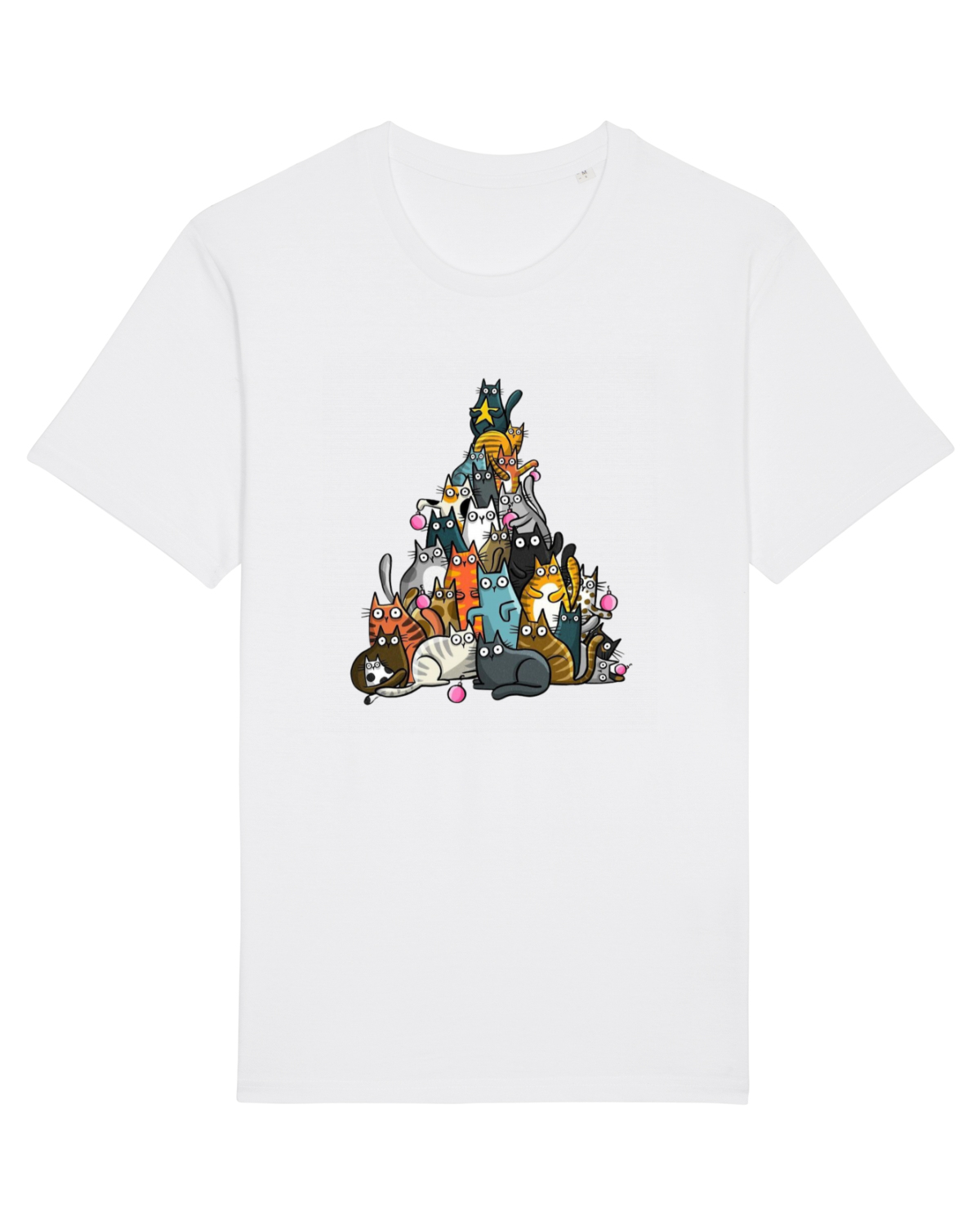 Tricou mânecă scurtă Unisex Rocker White