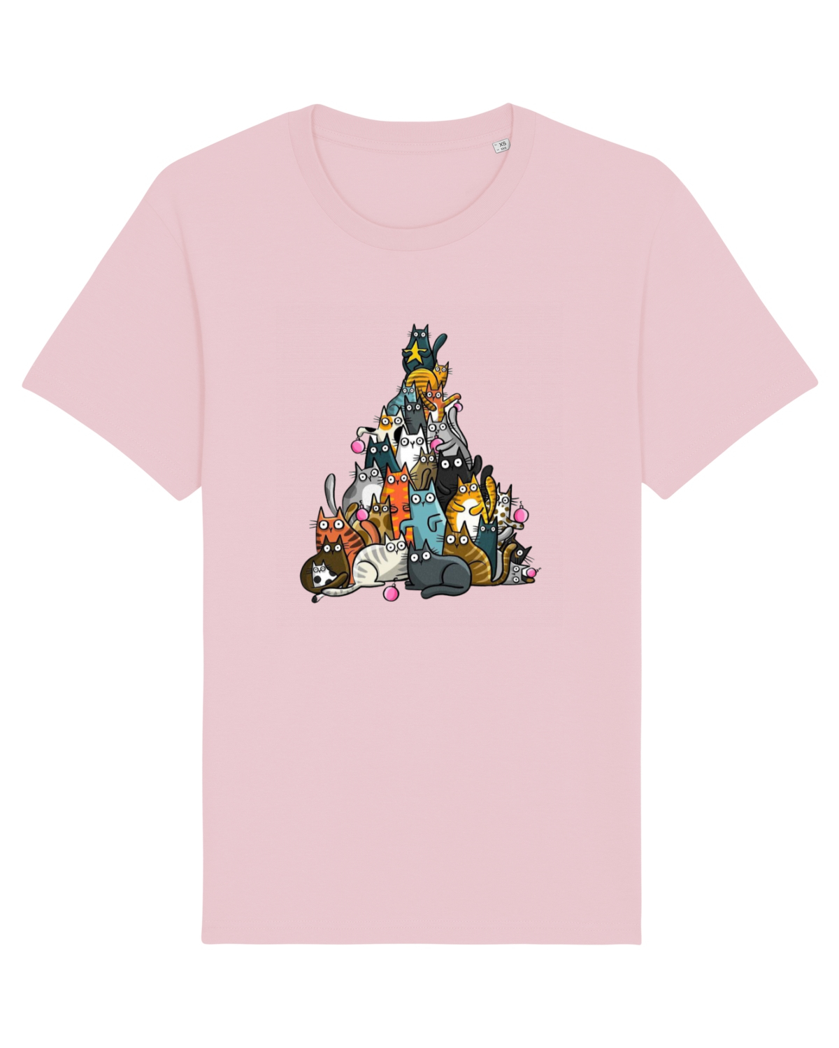 Tricou mânecă scurtă Unisex Rocker Cotton Pink