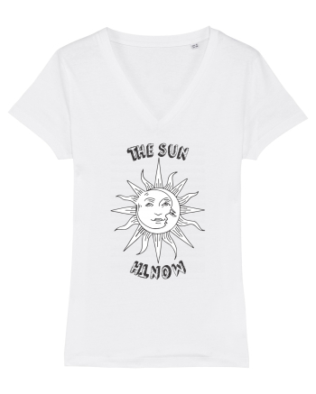 The sun White