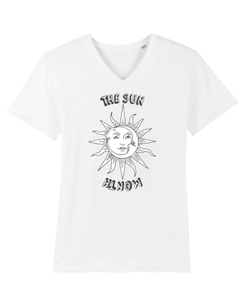 The sun White