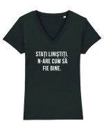 Stati Linistiti Tricou mânecă scurtă guler V Damă Evoker