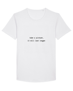take a picture, it will last longer Tricou mânecă scurtă guler larg Bărbat Skater
