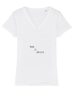 Tea shirt Tricou mânecă scurtă guler V Damă Evoker