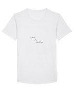 Tea shirt Tricou mânecă scurtă guler larg Bărbat Skater
