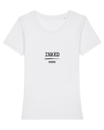 inked mama Tricou mânecă scurtă guler larg fitted Damă Expresser