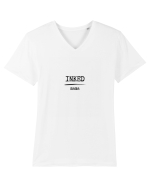 inked mama Tricou mânecă scurtă guler V Bărbat Presenter