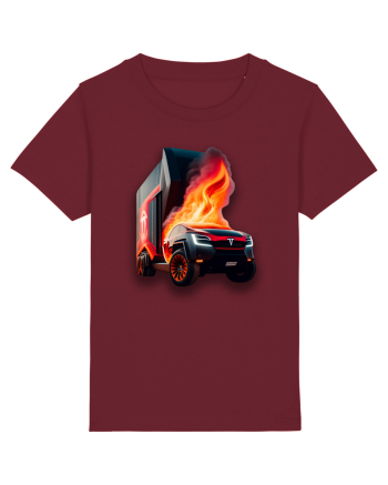 Vehiculul Electric al Viitorului Burgundy