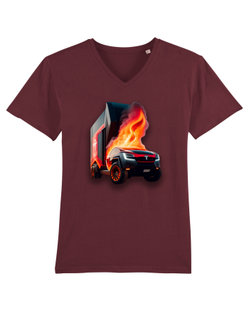 Vehiculul Electric al Viitorului Burgundy