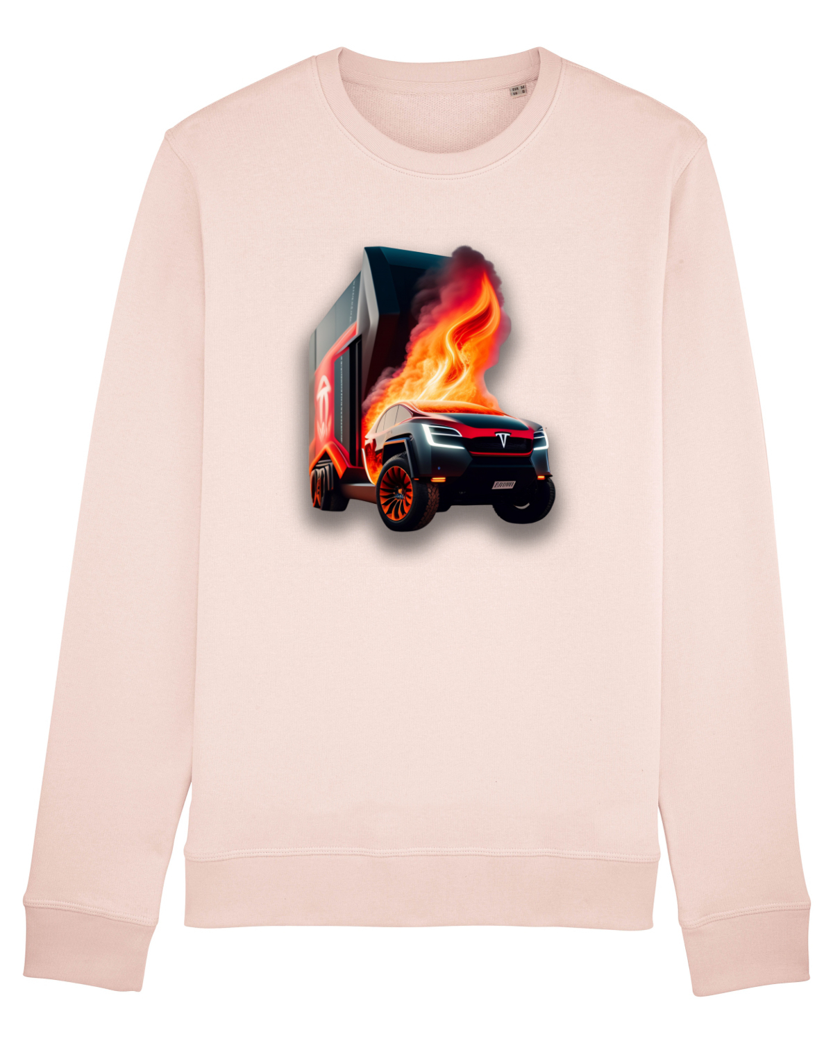 Bluză mânecă lungă Unisex Rise Candy Pink