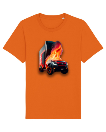 Vehiculul Electric al Viitorului Bright Orange