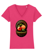 Sucul natural al energiei tropicale Tricou mânecă scurtă guler V Damă Evoker