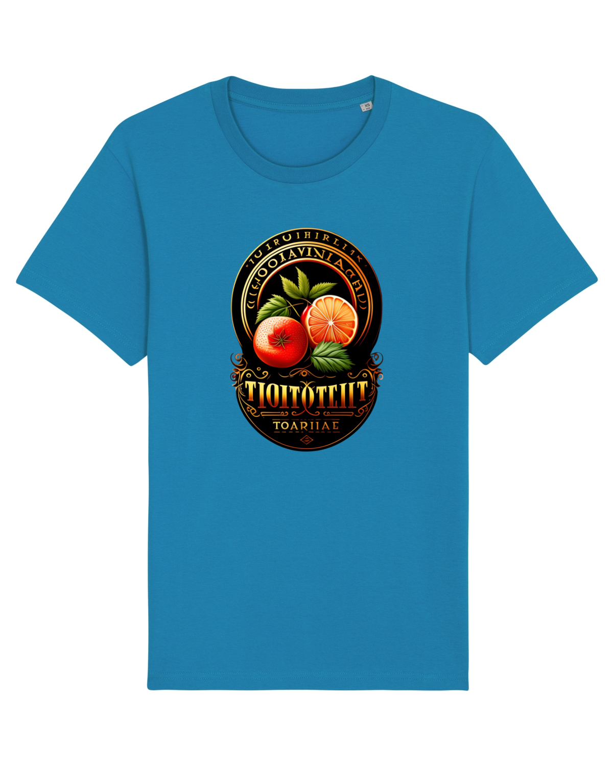 Tricou mânecă scurtă Unisex Rocker Azur