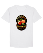 Sucul natural al energiei tropicale Tricou mânecă scurtă guler larg Bărbat Skater