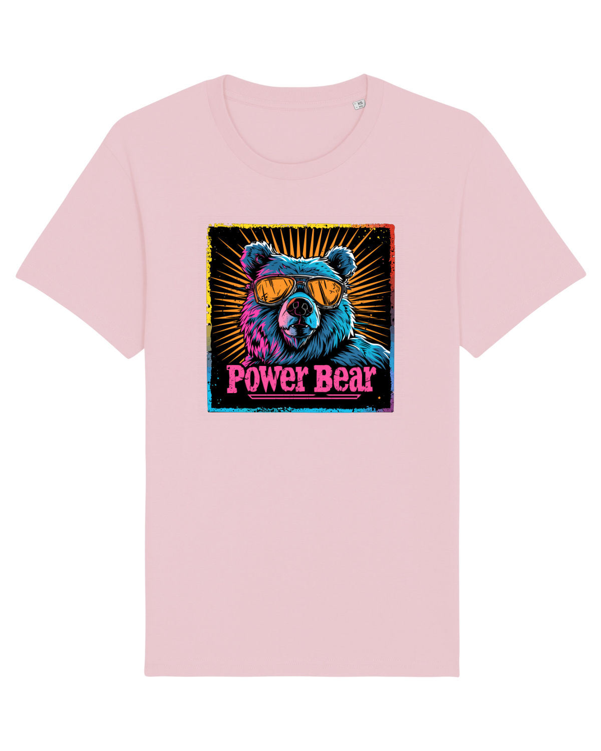 Tricou mânecă scurtă Unisex Rocker Cotton Pink