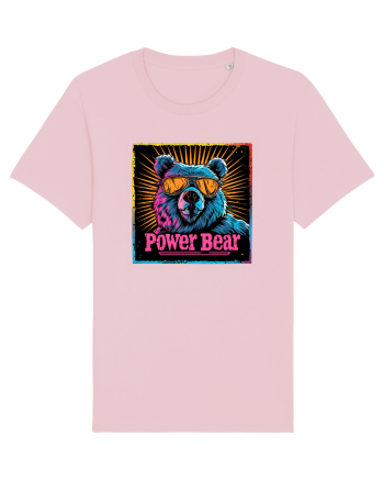Retro Power Bear Cotton Pink