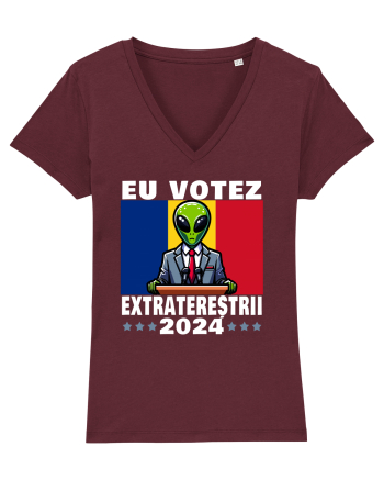 EU VOTEZ EXTRATERESTRII 2024 Burgundy
