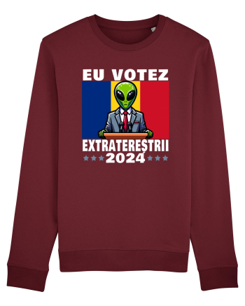 EU VOTEZ EXTRATERESTRII 2024 Burgundy