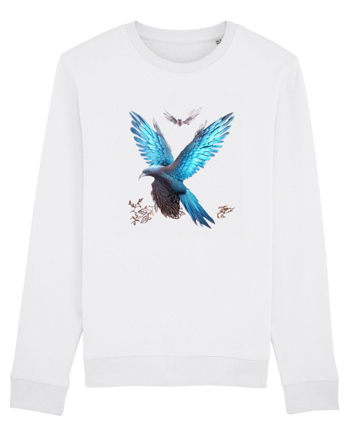 Bluză mânecă lungă Unisex Rise White