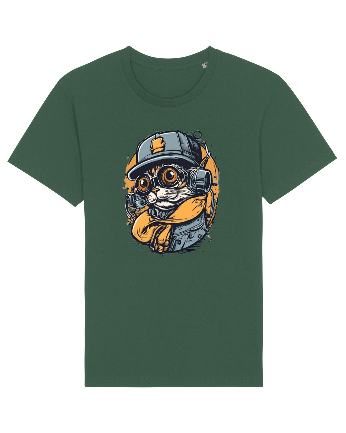 Tricou mânecă scurtă Unisex Rocker Bottle Green