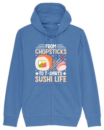 From Chopsticks to T-Shirts Sushi Life Bright Blue