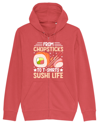 From Chopsticks to T-Shirts Sushi Life Carmine Red