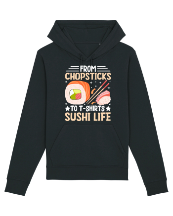 From Chopsticks to T-Shirts Sushi Life Black