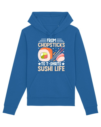 From Chopsticks to T-Shirts Sushi Life Royal Blue