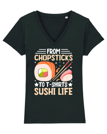 From Chopsticks to T-Shirts Sushi Life Black