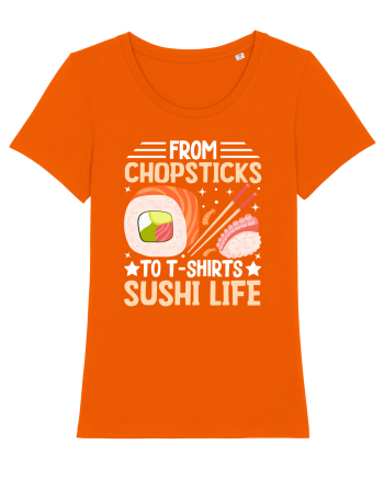 From Chopsticks to T-Shirts Sushi Life Bright Orange