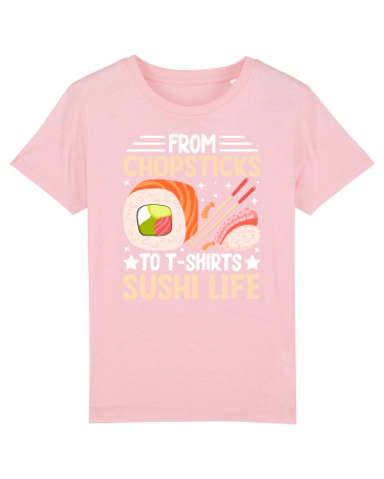 From Chopsticks to T-Shirts Sushi Life Cotton Pink