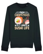 From Chopsticks to T-Shirts Sushi Life Bluză mânecă lungă Unisex Rise