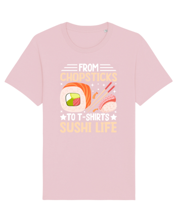 From Chopsticks to T-Shirts Sushi Life Cotton Pink