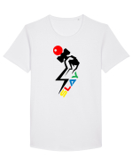 Slay Tricou mânecă scurtă guler larg Bărbat Skater