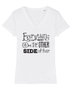 Dincolo de teamă Tricou mânecă scurtă guler V Damă Evoker