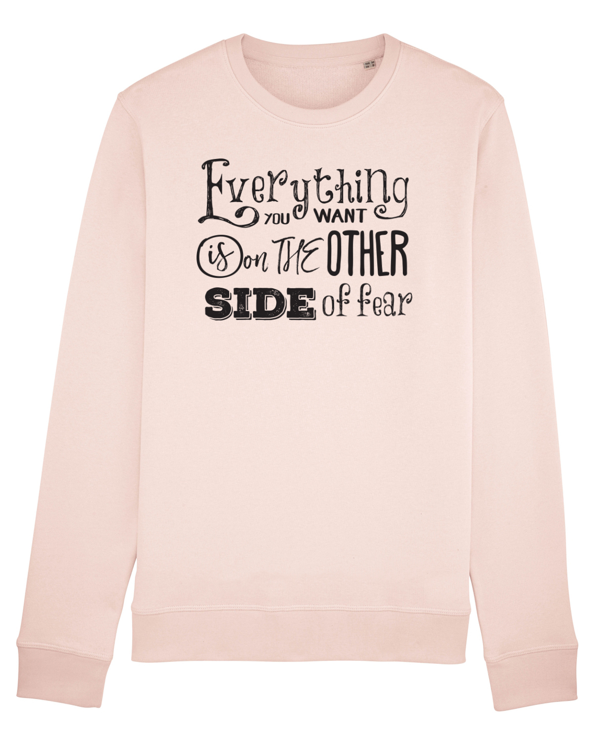 Bluză mânecă lungă Unisex Rise Candy Pink