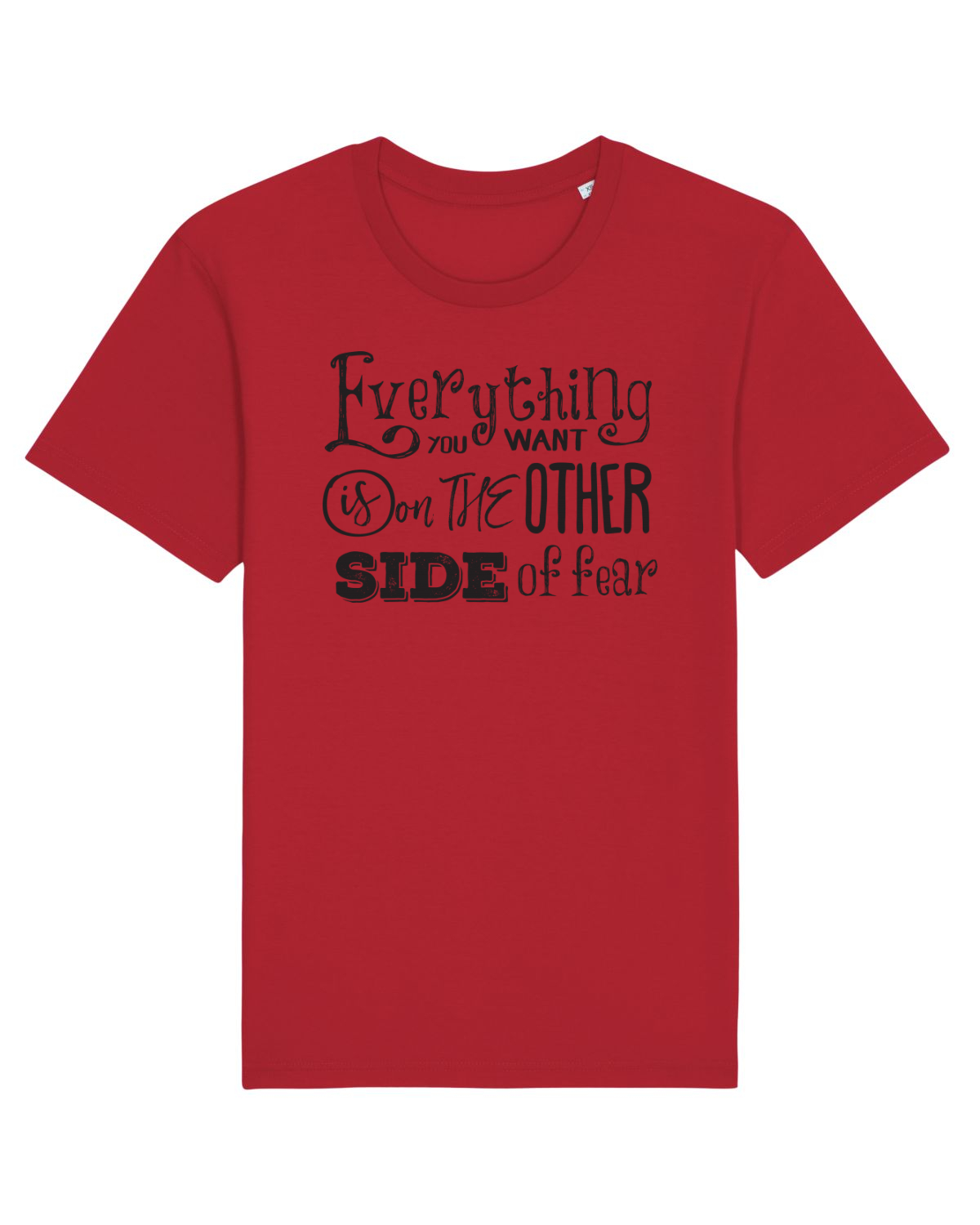 Tricou mânecă scurtă Unisex Rocker Red
