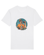 Fumătorul liniștit  Tricou mânecă scurtă Unisex Rocker