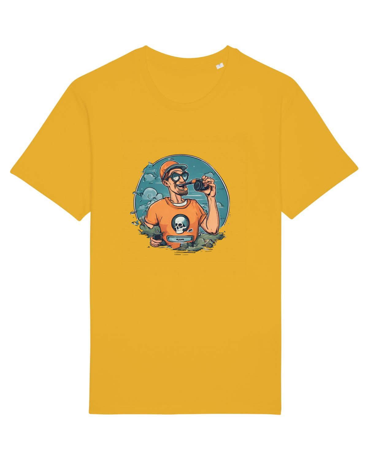 Tricou mânecă scurtă Unisex Rocker Spectra Yellow