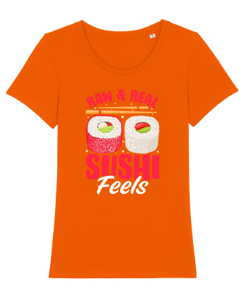 Raw & Real Sushi Feels Bright Orange