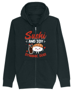 Sushi and Soy Dynamic Duo! Hanorac cu fermoar Unisex Connector