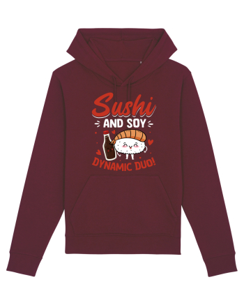 Sushi and Soy Dynamic Duo! Burgundy