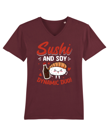 Sushi and Soy Dynamic Duo! Burgundy