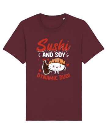 Sushi and Soy Dynamic Duo! Burgundy