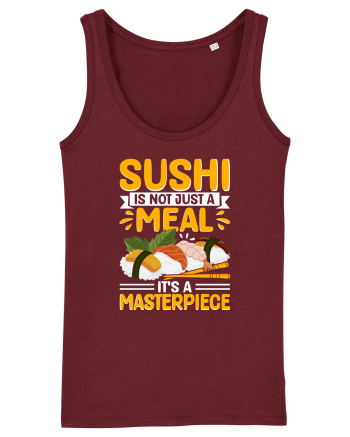 Sushi is not just a meal, it's a masterpiece Burgundy