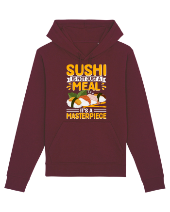 Sushi is not just a meal, it's a masterpiece Burgundy