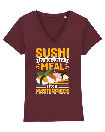 Sushi is not just a meal, it's a masterpiece Burgundy