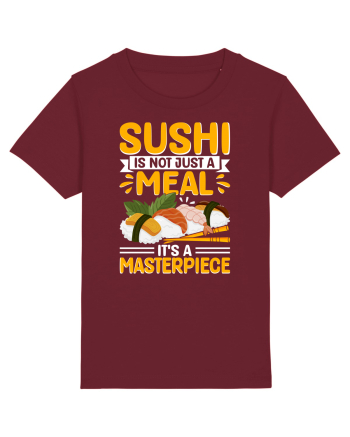 Sushi is not just a meal, it's a masterpiece Burgundy