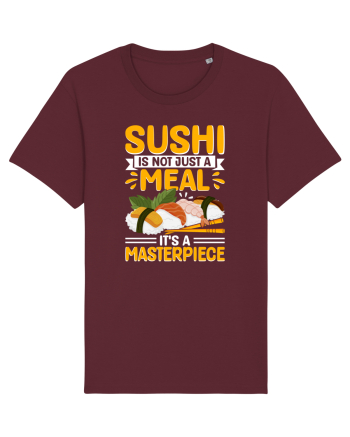 Sushi is not just a meal, it's a masterpiece Burgundy