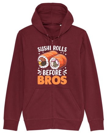 Sushi Rolls Before Bros Burgundy