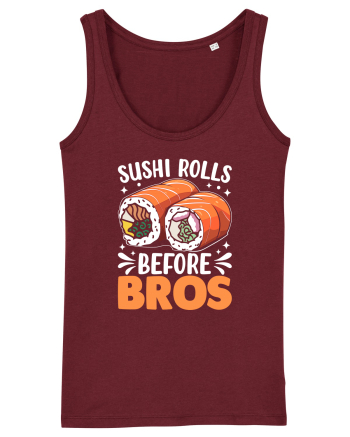 Sushi Rolls Before Bros Burgundy